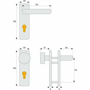 Abus Feuerschutzgarnitur KFG B. Dr. SB 15